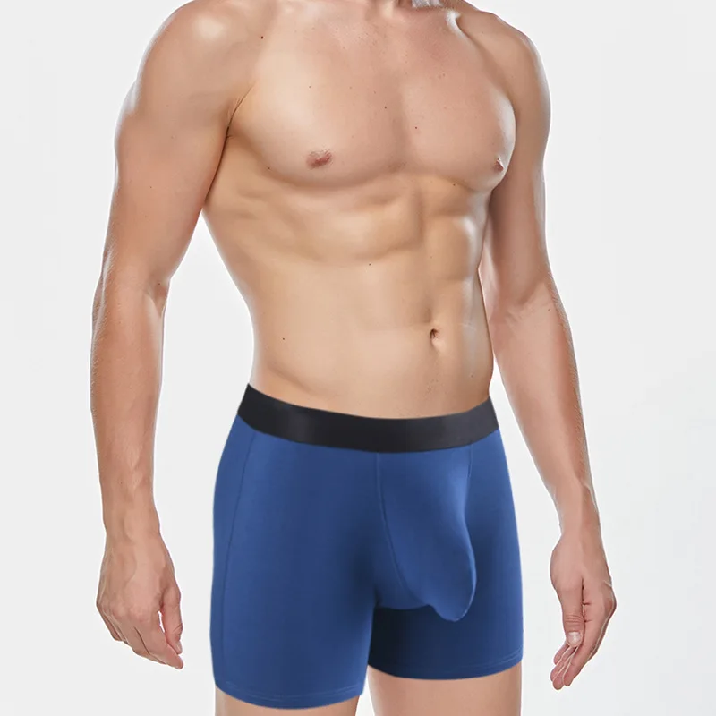 Boxershorts Men Sexy Elephant Nose Underwear Boxers Homme Fashion Modal Breathable U Pouch Boxer Shorts Sexy Panties Underpants