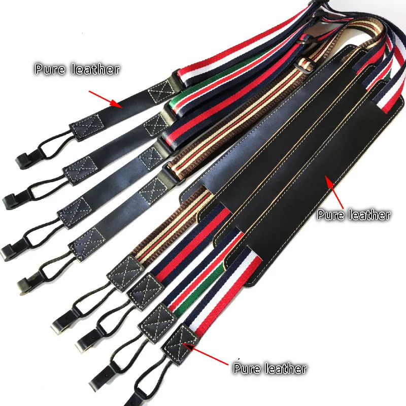 

Универсальный плечевой ремень для укулеле из чистой кожи, маленькая гитарная накладка, для детей и взрослых, новинка