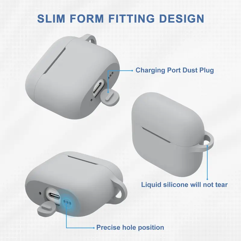 Silicone Cases For Apple Airpods 4 Earphones Accessories Wireless Bluetooth Headset Cover For Apple Air Pods 4 Protective Case - Image 2