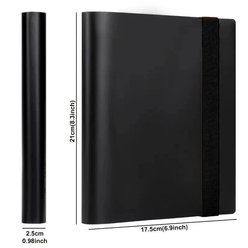 Card Binder 4 Pocket Trading Card Album Display 160 Side Loading Pocket Holder for TCG Yugioh MTG Game Book