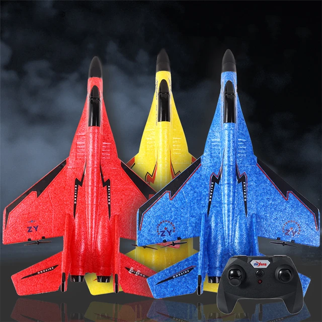 Avião de controle remoto crianças brinquedos rc avião para iniciantes  brinquedos para meninos brinquedo das crianças dos homens su35 lutador asa  fixa fx530/320 - AliExpress