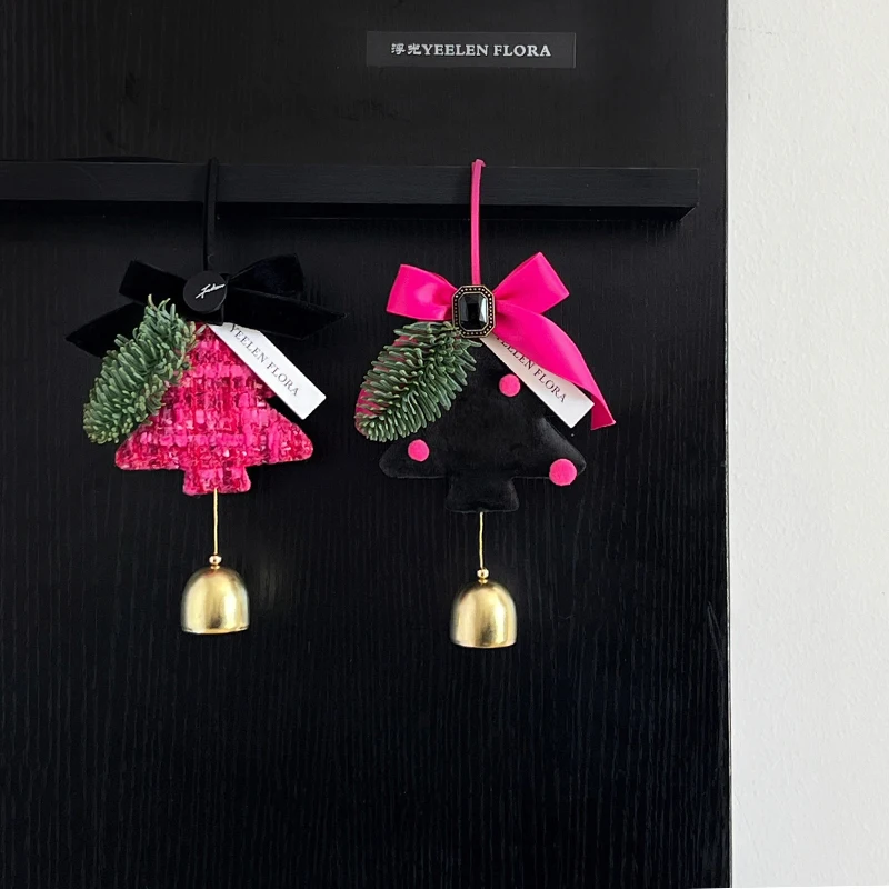 

Christmas Tree Decoration Pendant New Year Hanging Bell Christmas Hanging Ornaments for Decoration Couple Gift