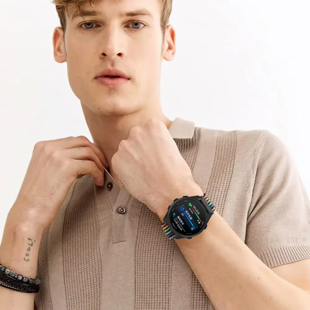 Premium Sport Nylon Loop Strap, Adjustable Lightweight Bracelet, 20mm & 22mm Options