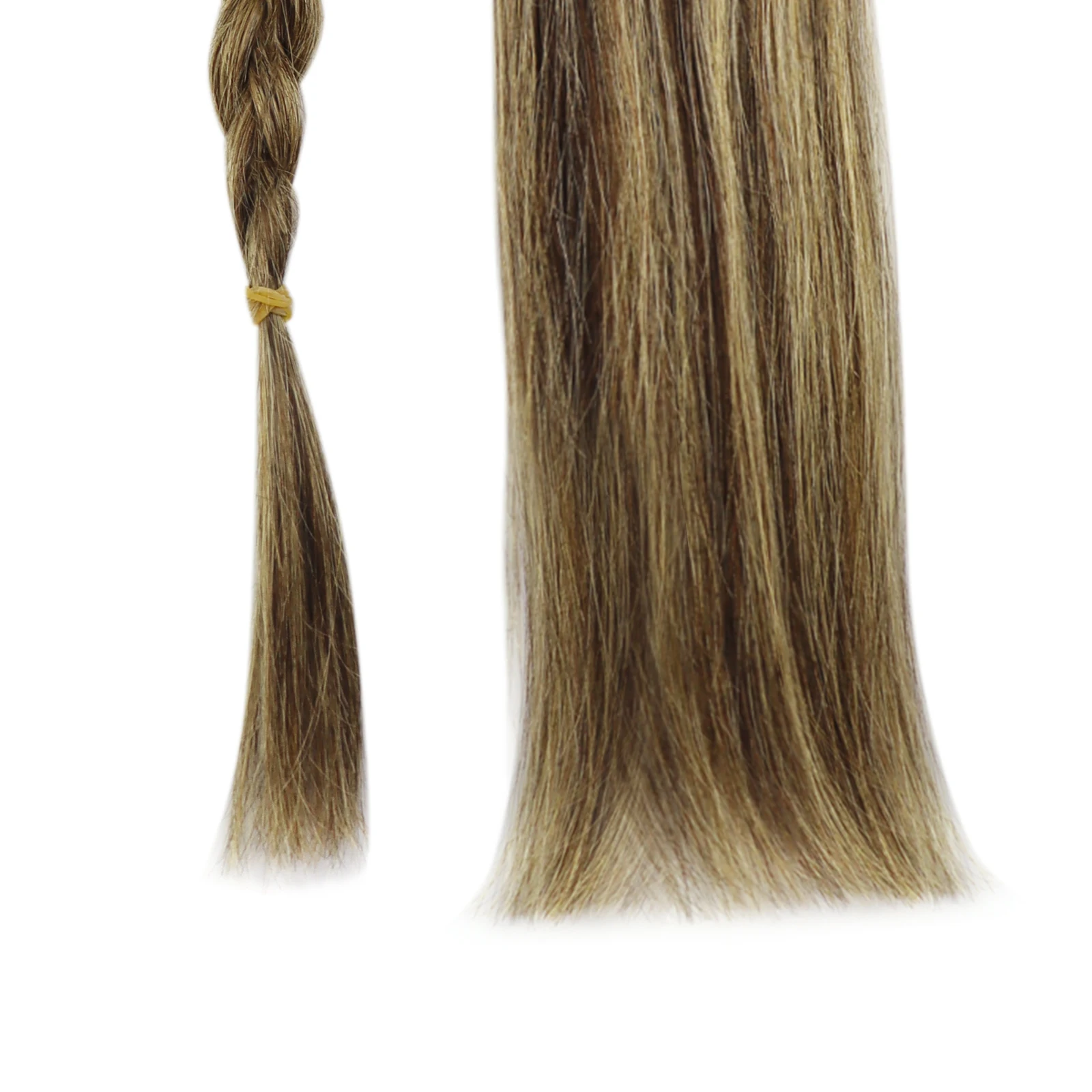 Moresoo-fita em extensões do cabelo humano, cabelo Remy reto natural, cabelo loiro, 10P, 14-24in, 25G