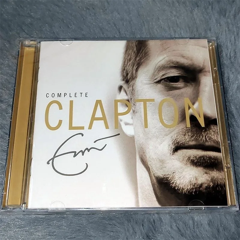 

Classic Eric Clapton Music Record Complete Clapton Album 2pcs CD Cosplay Compact Disc Walkman Car Soundtrack Box Collection Gift