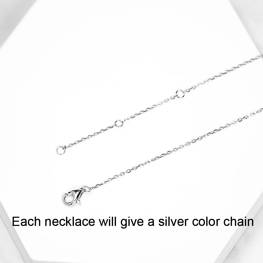 BOEYCJR Universe Glass Bead Planets Pendant Necklace Galaxy Rope Chain Solar System Design Necklace for Women Christams Gift 5