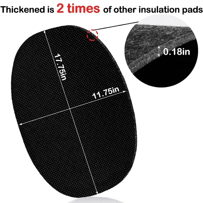 Air Fryer Heat Resistant Mat Kitchen Countertop Slow Cooker Heat Protector Mats Dropshipping