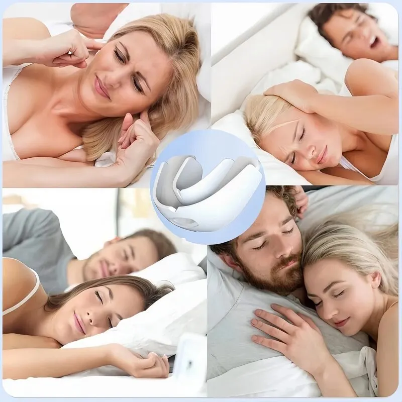 Anti Snoring Mouth Guard Braces Anti-snoring Device Anti Snore for Men Women Sleep Better Less Mouth Breathing Aid Apnea