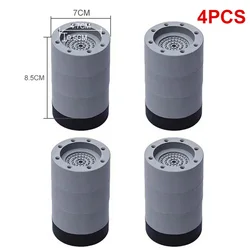 Universal Anti-Vibration Rubber Feet Pads - Noise-Reducing Furniture & Appliance Stabilizers (Set of 4) (Higher 8.5cm)