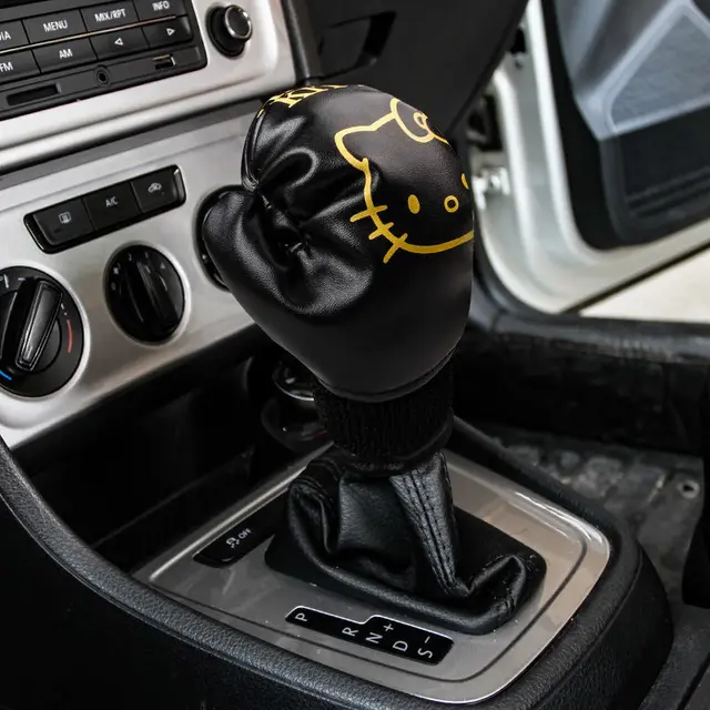 Hello Kitty Car Accessories Car Shift Lever Cover Warm Cartoon Decoration Gear Adjustment Auxiliary Tool Manual Automatic Gear 3