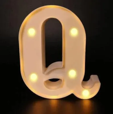 Illuminated LED Alphabet Letter Light - Stylish Decor