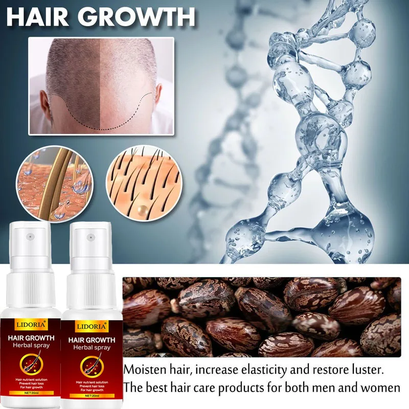Hair Growth Serum Spray Fast   Liquid Treatment Scalp  Follicle Anti  Loss Natural Beauty Health  Care
