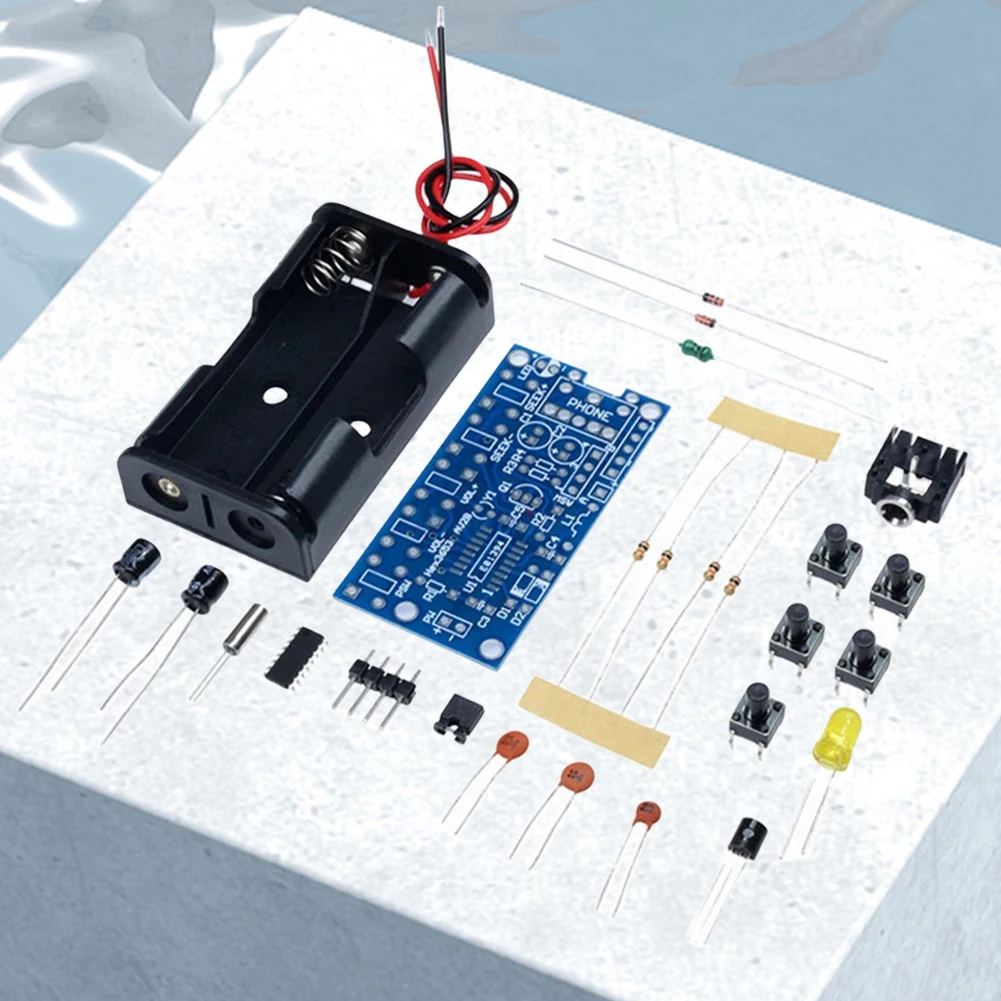 Wireless Stereo FM Radio Receiver Module 76MHz-108MHz FM DIY Electronic Kits Wireless Radio Kit fm radio diy kit