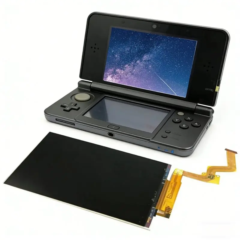 ABFM-새로운 2DS LL 콘솔 교체용 상단 LCD 스크린 디스플레이 부품 수리 LCD 스크린 상단 디스플레이