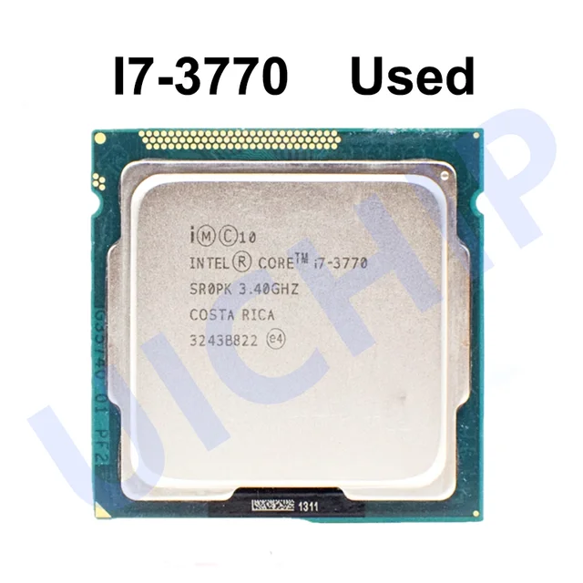 Intel Core i7-100% クアッドコアプロセッサ,3770オリジナル,i7-3770 GHz 8m 5.0gt/s lga 3.4  cpuプロセッサ,1155