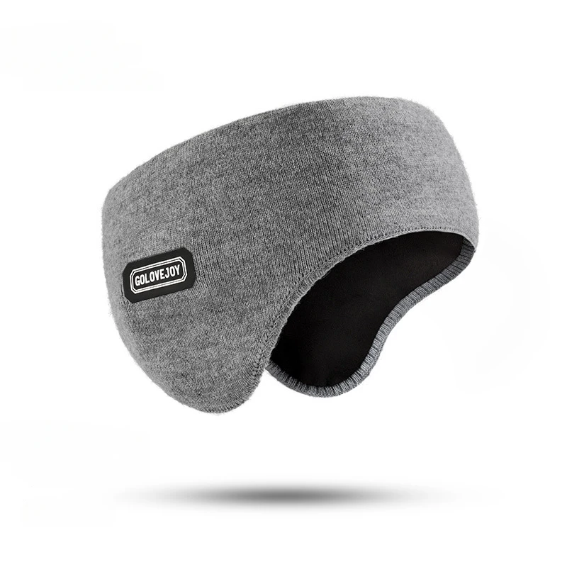 Winter Warm Earmuffs Anti-cold Knitted Plush Headband Ear Cover Outdoor Cycling Ski Running Thermal Soft Men Women Earflap