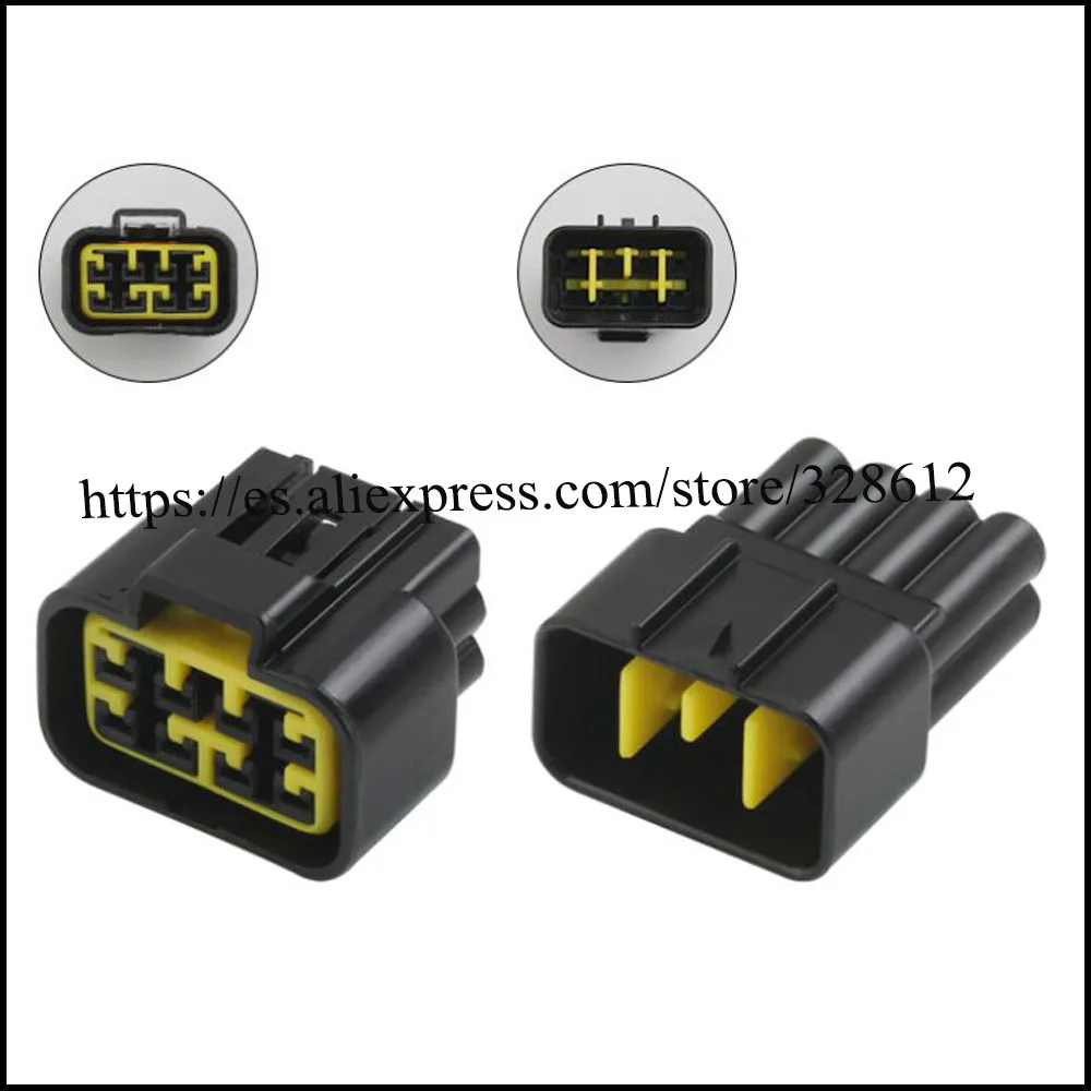 

100set DJ7081Y-2.3-21/11 car wire female male cable Waterproof sheath 8 pin connector automotive Plug socket include terminal