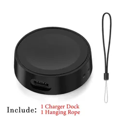 Magnetic Wireless Fast Charging Dock with Type C Port (Black Without Cable)