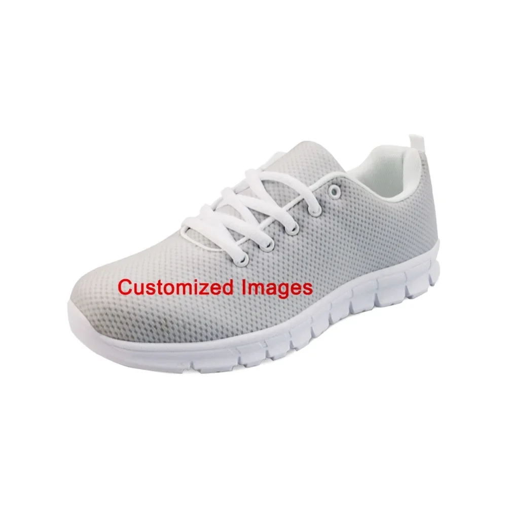 Women Casual Flats Sneakers Vivid 3D Fruit Prints Female's Lace-up Shoes Leisure Low Style Footwear For Teens