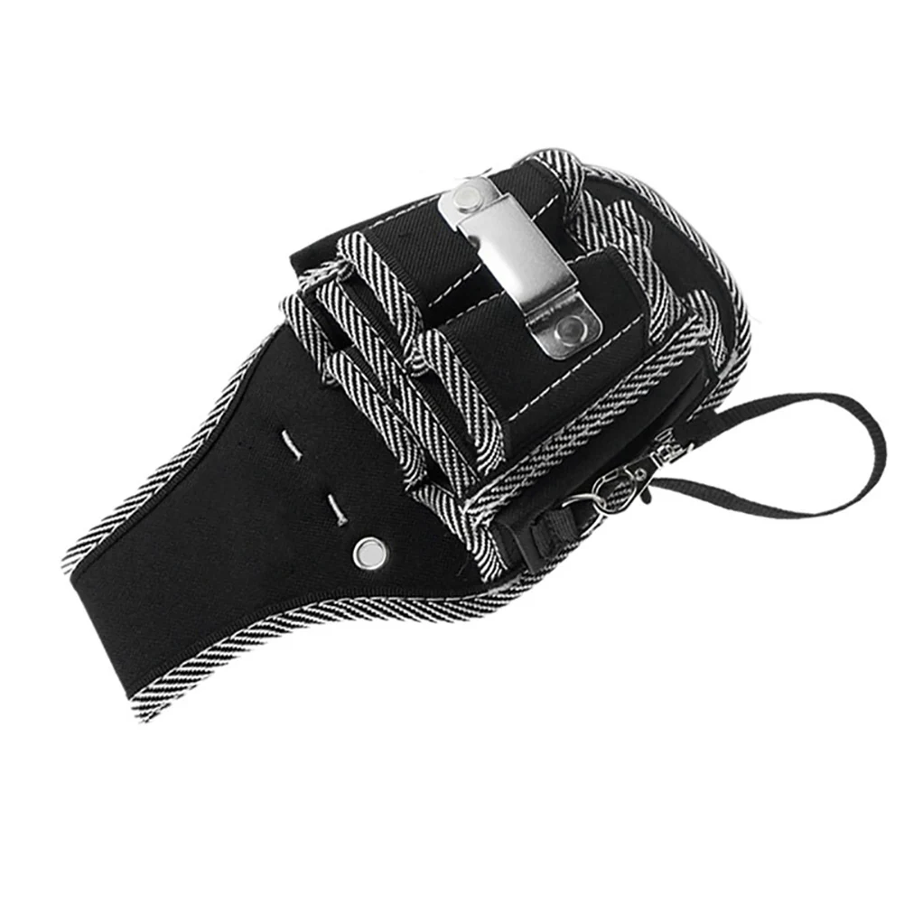 Multifunctional Tool Bag Nylon Fabric Tool Belt Screwdriver Kit Holder Tool Bag Pocket Pouch Bag Electrician Waist Pocket Case 6