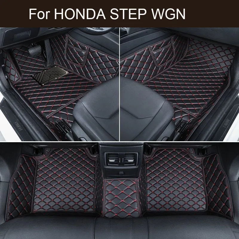 

Car Floor Mats for HONDA STEP WGN （Right driving）2009-2015 Accessories Customized Auto Carpets