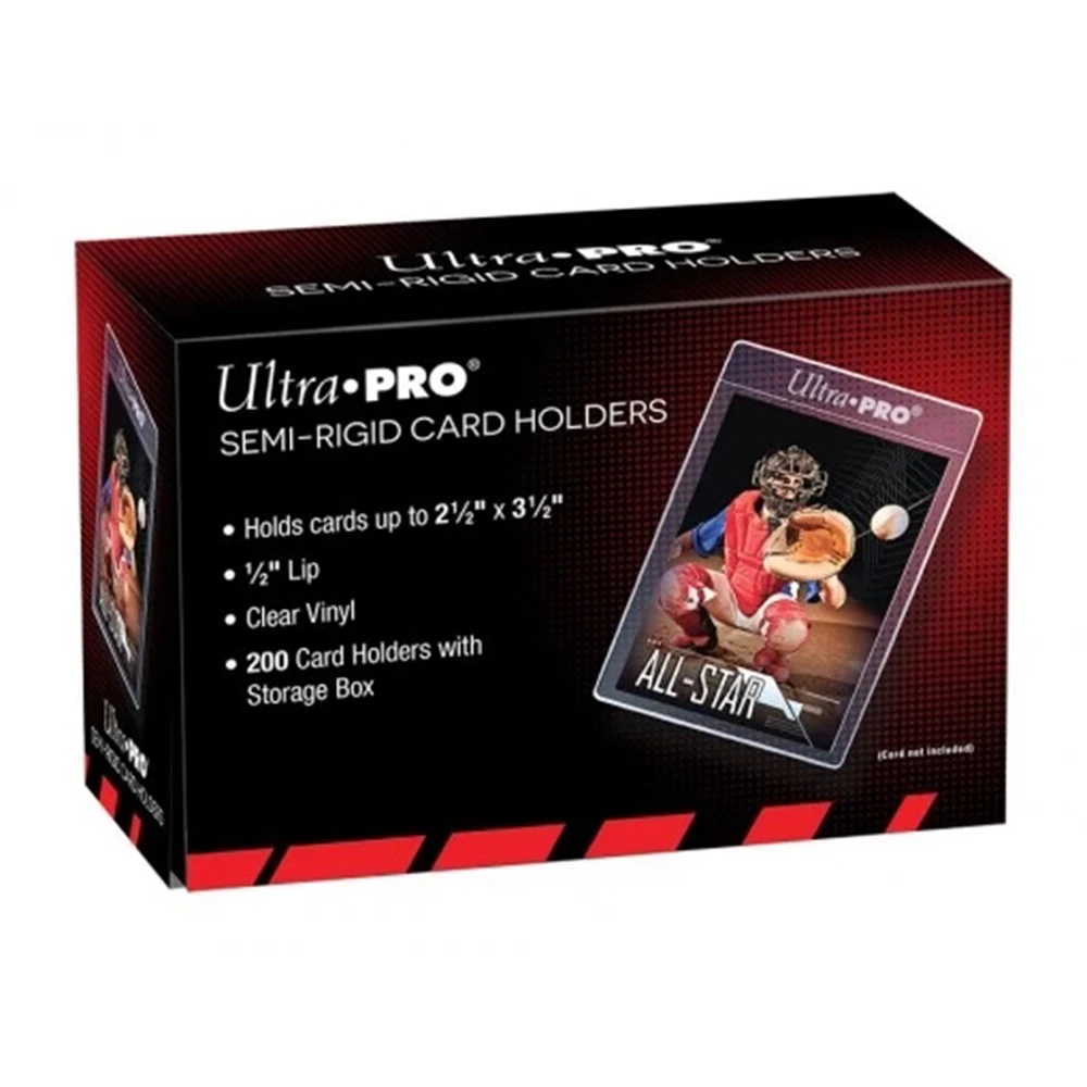 

200PCS/LOT Ultra.PRO Semi-rigid Card Holders Card Sleeves Protect Card from Damage Rating Card PSA Paster Protect forMTG/TCG/PKM