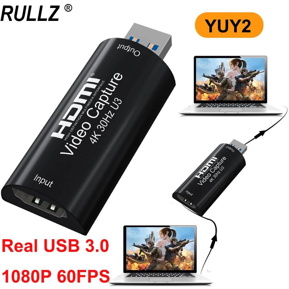 Ms2130 Mini 4k Video Capture Card 1080p 60fps Ps4 Camera Recording Box