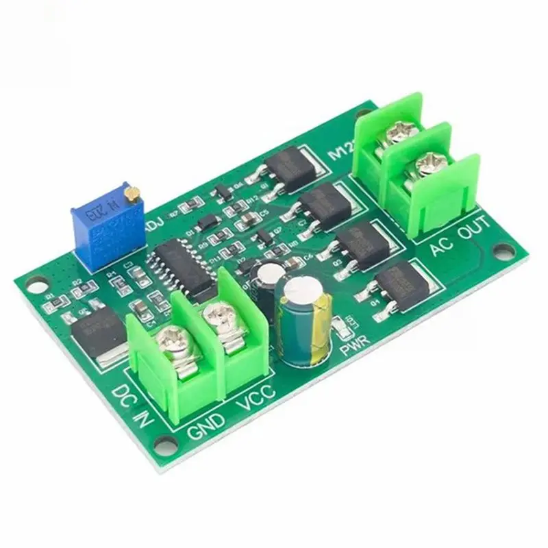 [NEW A09R】 DC 12V에서 AC 12V로 5Pcs 100W DC-AC 새로운 인버터 50Hz 구형파 신호 발생기 모듈 전력 변환 보드