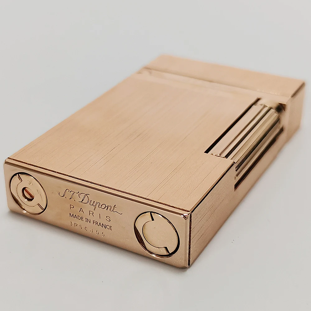 D Brand Gas Lighter Bright Sound Classical Metal Wiredrawing Smoke Gadget High-end Father's Day Collectible Gift 2025 3