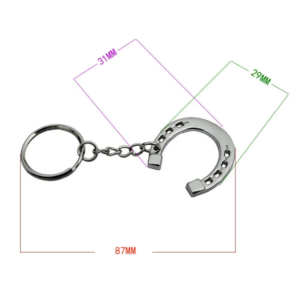 Horse Snaffle Bit Horse Keychain 1Pcs Horseshoe Keychain Horse Snaffle Bits Key Ring Decoration Zinc Diecasting