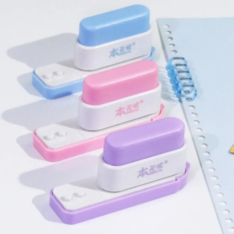 Paper Punch Hole Punching Tools Paper Craft Punch 5- Hole Punch for Binder Office Desk Organizer