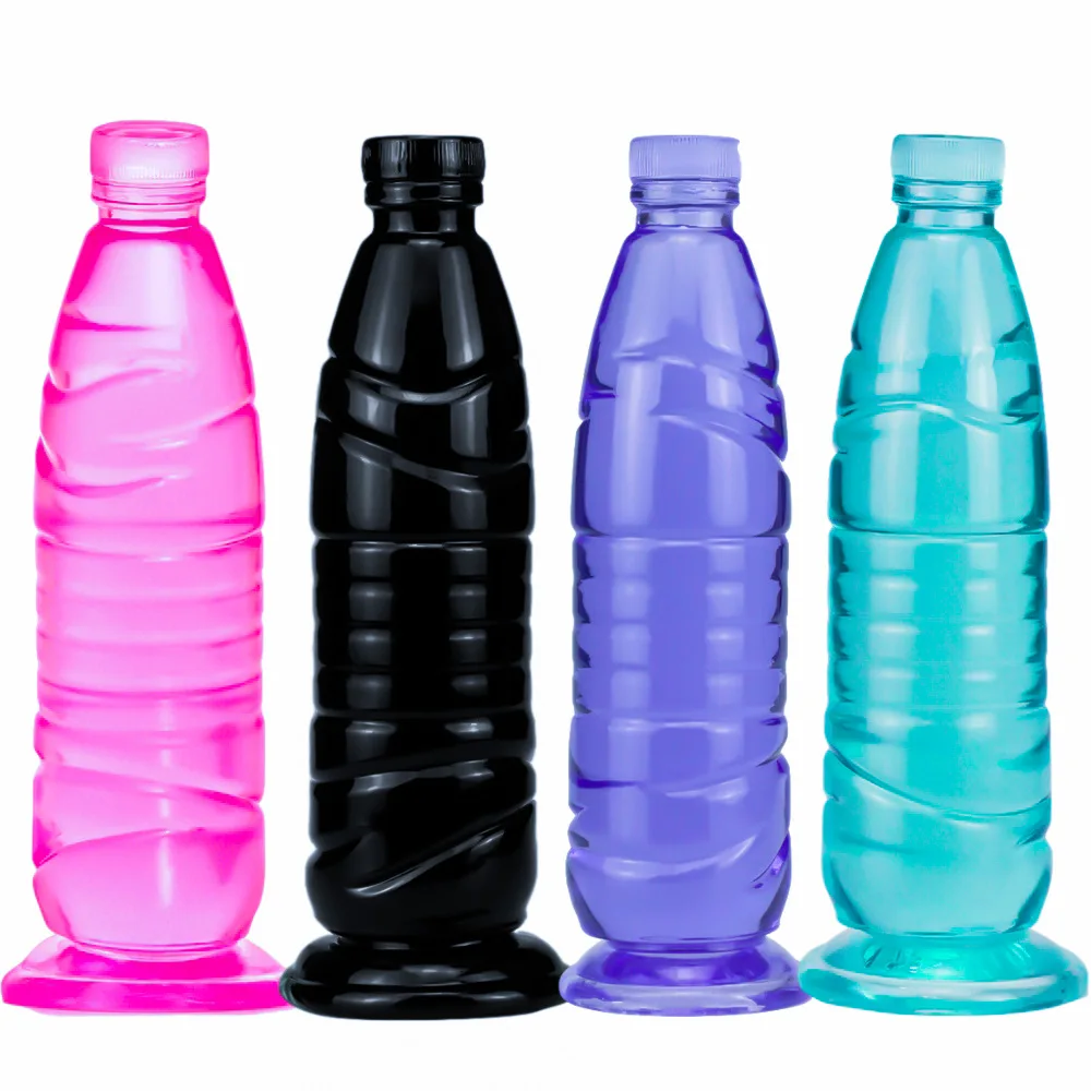 RealisticMineralWaterBottleSiliconeAnalPlugHugeSuctionCupMonsterDildoVaginaAnalExpansionSexToysforWomenMen-AliExpress66