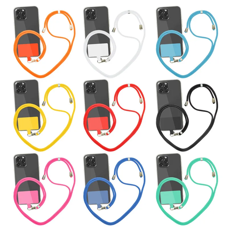 150cm 유니버설 조정 가능한 전화 매는 밧줄 스트랩 휴대 전화 교수형 밧줄 목 스트랩 Anti-lost Lanyards 휴대 전화 액세서리