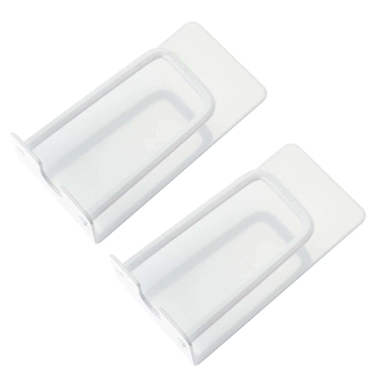 Stainless Steel Toothbrush Holder Wall Mounted Cup Rack Bathroom Storage Toothbrush Organizer Toothpaste Holders Household 2Pcs