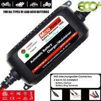 MOTOPOWER 12V 1.5A Fully Automatic Smart Battery Charger Maintainer for Car Truck Boat Motorcycle all types Lead Acid Batteries - Image 3