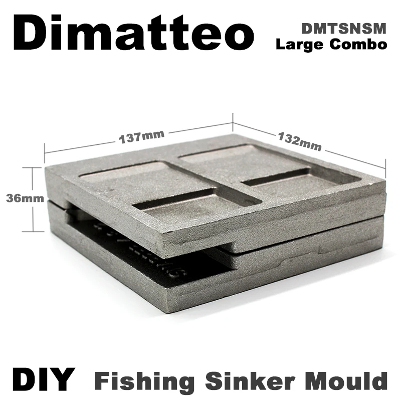 Dimatteo Snapper Sinker Mold with 1 Cavities and 8-Ounce,Without