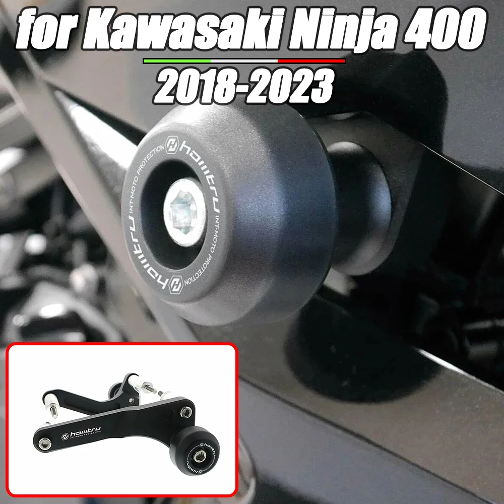 

Motorcycle Frame Sliders Crash Protector for Kawasaki Ninja 400 2018-2023 Falling Protection Crash Pad