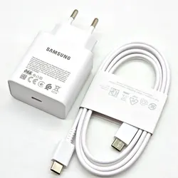 Ultra 60W PD Charger - Super Fast Charge Adapter by Samsung - White - EU With Cable
