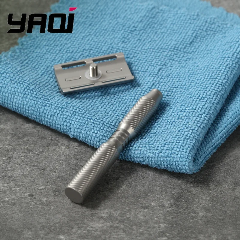YAQI Ghost Multiple Thread Pattern티타늄 경량 남성 안전 면도기 남성 면도 제품