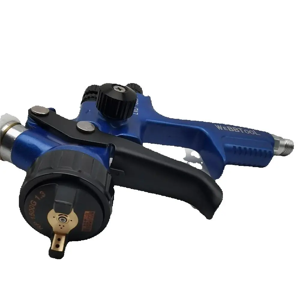 LVLP 1500P Pro High Quality Paint Spray Gun  Car Spray Tool Air Spray Gun 1.3/1.7mm Nozzle Professional Spray Gun 5