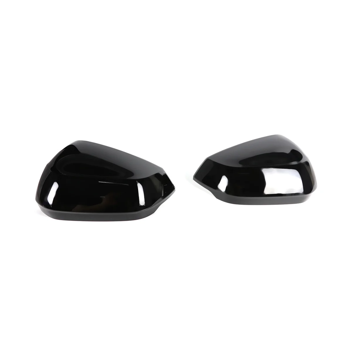 

Bright Black Car Side Door Rearview Mirror Cover Trim for Audi Q2 SQ2 Q3 RS Q3 2017-2023