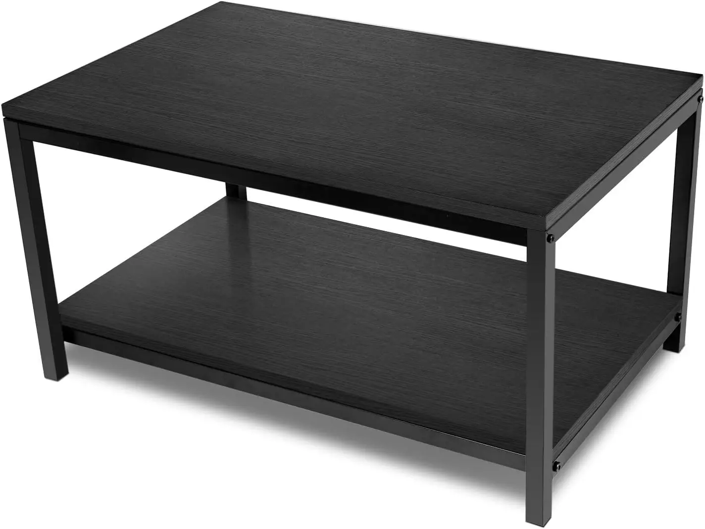 Shelf for Living Room and Office, Easy Assembly, Black (Home Coffee Table), 31x20x16 inch Funny indoor outdoor plant holders Por
