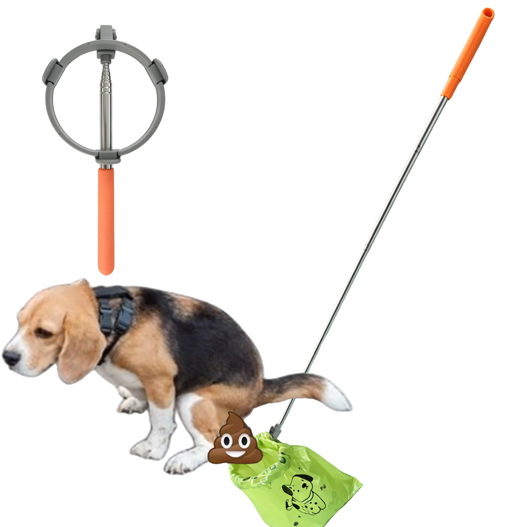 Compact & Efficient Pet Waste Collector - Friendly Cleanup Tool