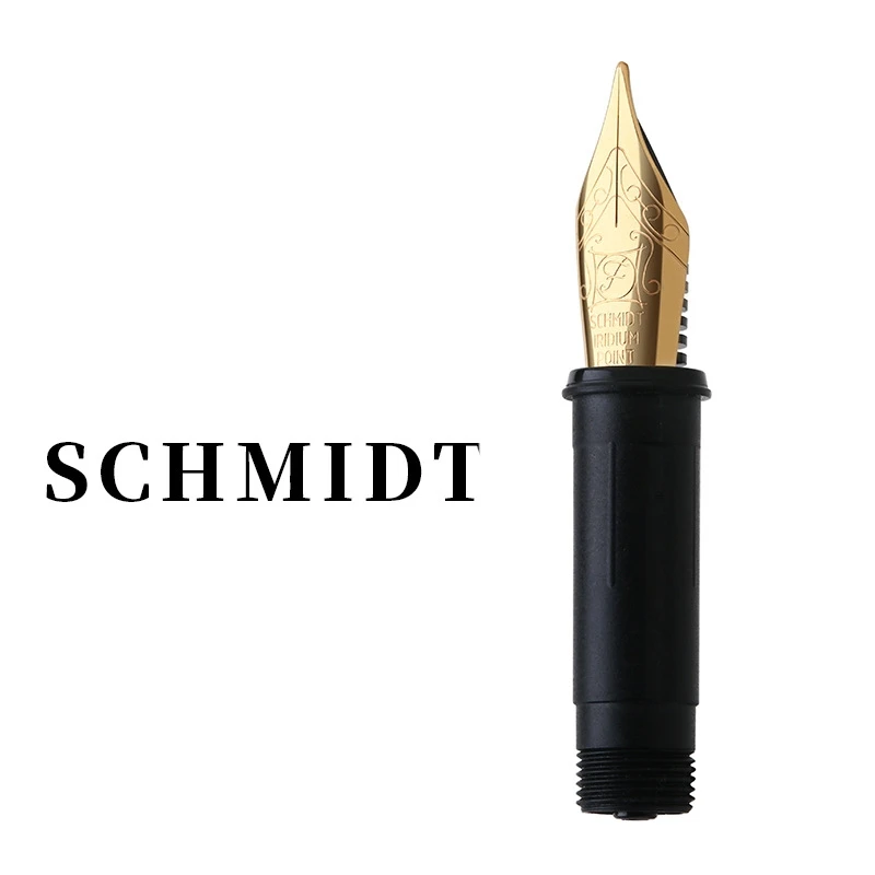 Schmidt 5、6サイズ/ボックゴールドメッキ/シルバー万年筆ペン先0.38/f