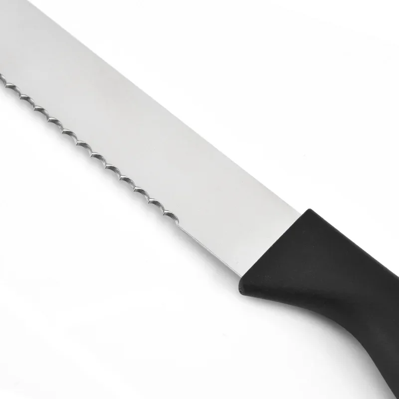 Baking Tool Baking Accessories Baking Spatula Bread Cutter 10/12 Inches Bread Knife Spatula Plastic Handle Stainless Steel Serrated Cake Cream Toast Slicer Baking Tool