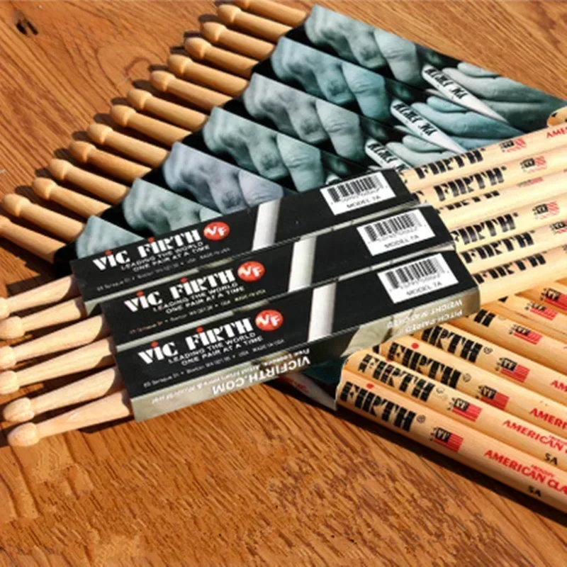 Professional Drum Sticks 5A Hickory Walnut Wood 5A 5B 7A One Pair drum sticks