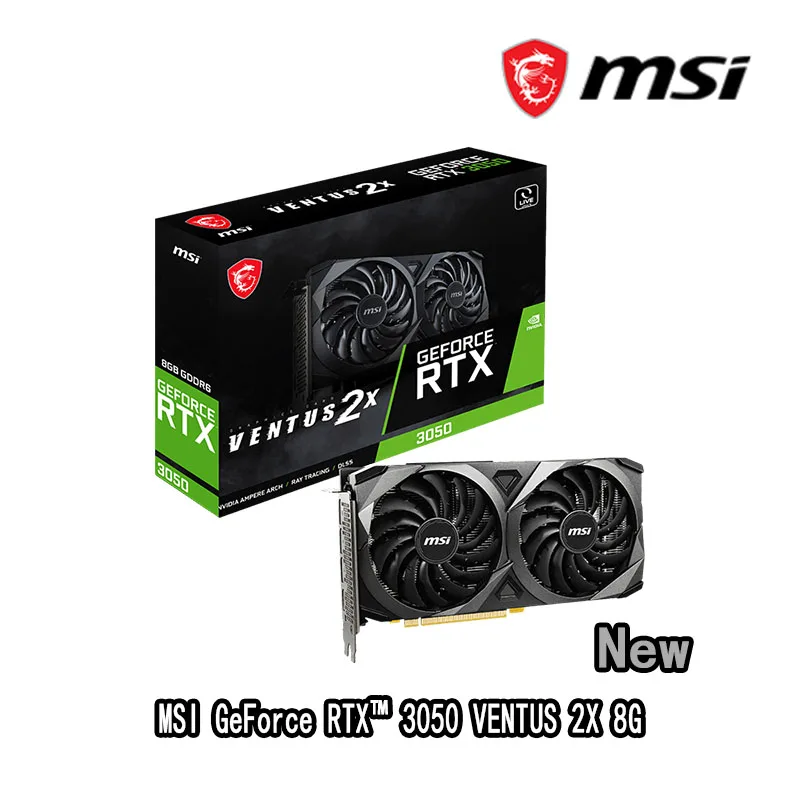 New Msi Geforce Rtx 3050 8g Gaming X Ventus 2x Aero Itx Rtx3050 128bit Amd Intel Desktop Cpu Lhr - Graphics Cards - AliExpress