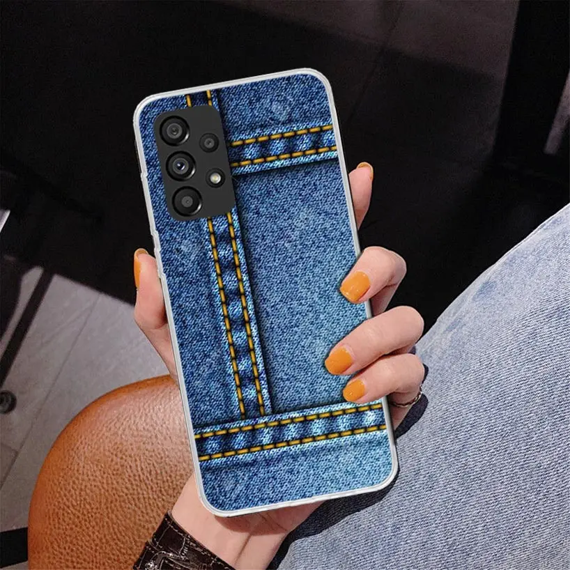 Jeans Cowboy Denim Printed Phone Case
