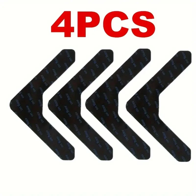 4/10/20pcs Non-Slip Washable Rug Stickers, Hardwood Corner Carpet Prevent Rugs From Moving  Rolling Edges U-shape Carpet Sticker