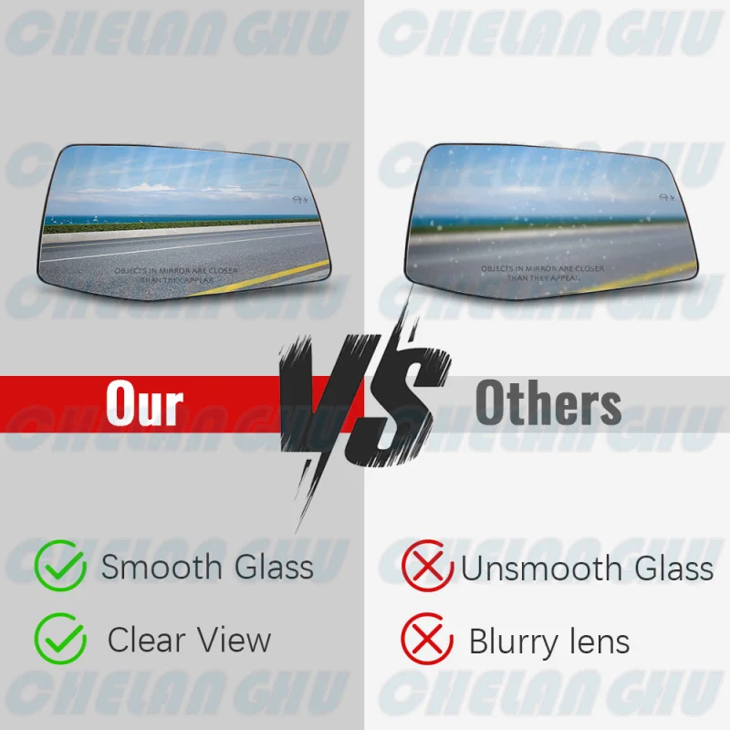 Verre De Rétroviseur Gauche 2019-2021 Compatible Avec Chevrolet